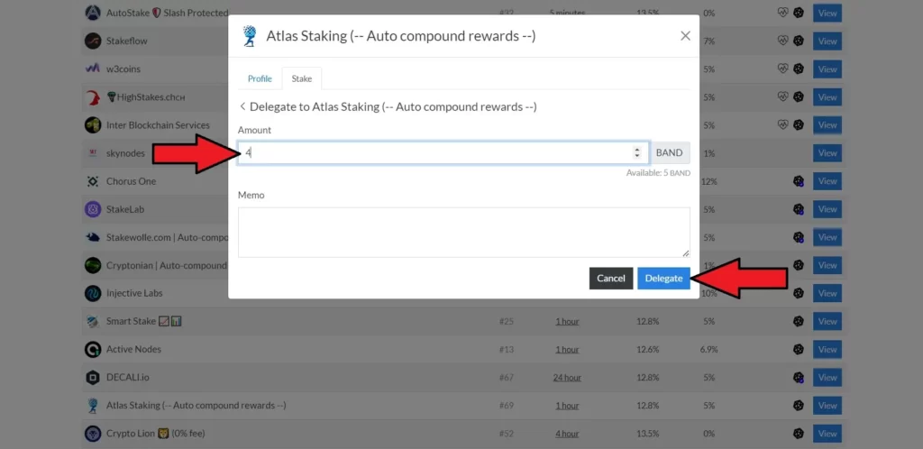 Are staking rewards automatically staked, What is auto compound staking, How often do you get rewards for staking, Are staking rewards compounded, Which is the highest paying auto staking & auto-compounding protocol, Is crypto staking compounded daily, What is the best staking platform, What are the best staking tokens, What is the daily compounding reward, What is the best auto compounding crypto, Is it better to compound daily or monthly, How can I earn daily compound interest, how to autocompound staking rewards, BAND validator, How to stake BAND tokens, The best BAND protocol validator, Where to stake BAND, Yieldmos, REstake app, Atlas Staking Delegate BAND