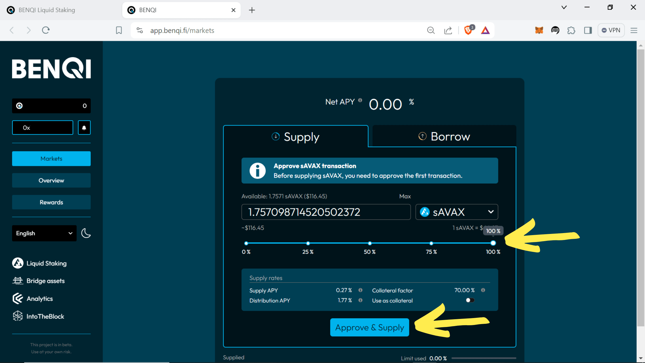 AVAX liquid staking, sAVAX tokens, Avalanche liquid staking, Benqi liquid staking, QI tokens, veQI tokens, how to stake QI tokens, why stake QI tokens, where to stake QI tokens, vote for AVAX validators, why vote with veQI, Metamask