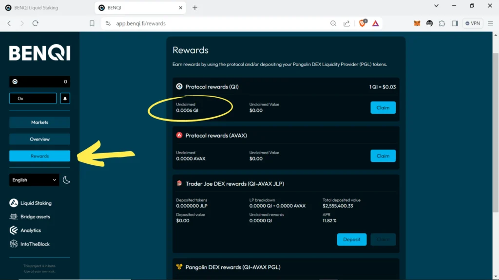 AVAX liquid staking, sAVAX tokens, Avalanche liquid staking, Benqi liquid staking, QI tokens, veQI tokens, how to stake QI tokens, why stake QI tokens, where to stake QI tokens, vote for AVAX validators, why vote with veQI, Metamask