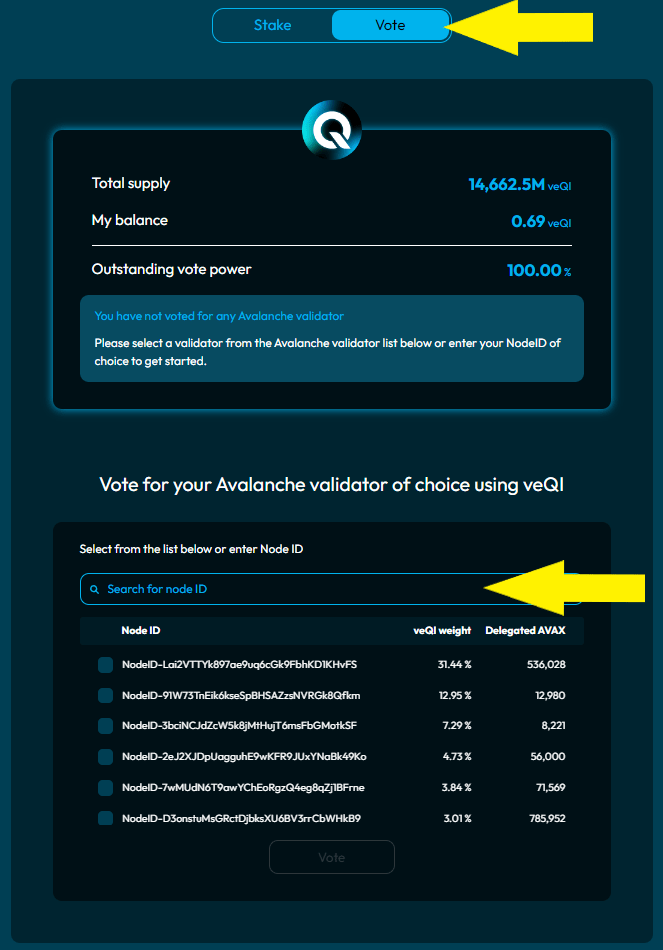 AVAX liquid staking, sAVAX tokens, Avalanche liquid staking, Benqi liquid staking, QI tokens, veQI tokens, how to stake QI tokens, why stake QI tokens, where to stake QI tokens, vote for AVAX validators, why vote with veQI, Metamask, Core wallet