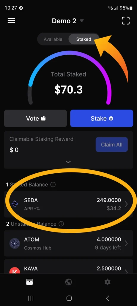 Seda protocol, Seda network, Seda Cosmos network, SEDA token, SEDA validator, where to stake SEDA, the best place to stake SEDA tokens, stake SEDA using Keplr mobile wallet, stake SEDA in Keplr mobile, stake SEDA with Keplr mobile app, SEDA staking rewards