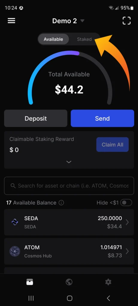 Seda protocol, Seda network, Seda Cosmos network, SEDA token, SEDA validator, where to stake SEDA, the best place to stake SEDA tokens, stake SEDA using Keplr mobile wallet, stake SEDA in Keplr mobile, stake SEDA with Keplr mobile app, SEDA staking rewards