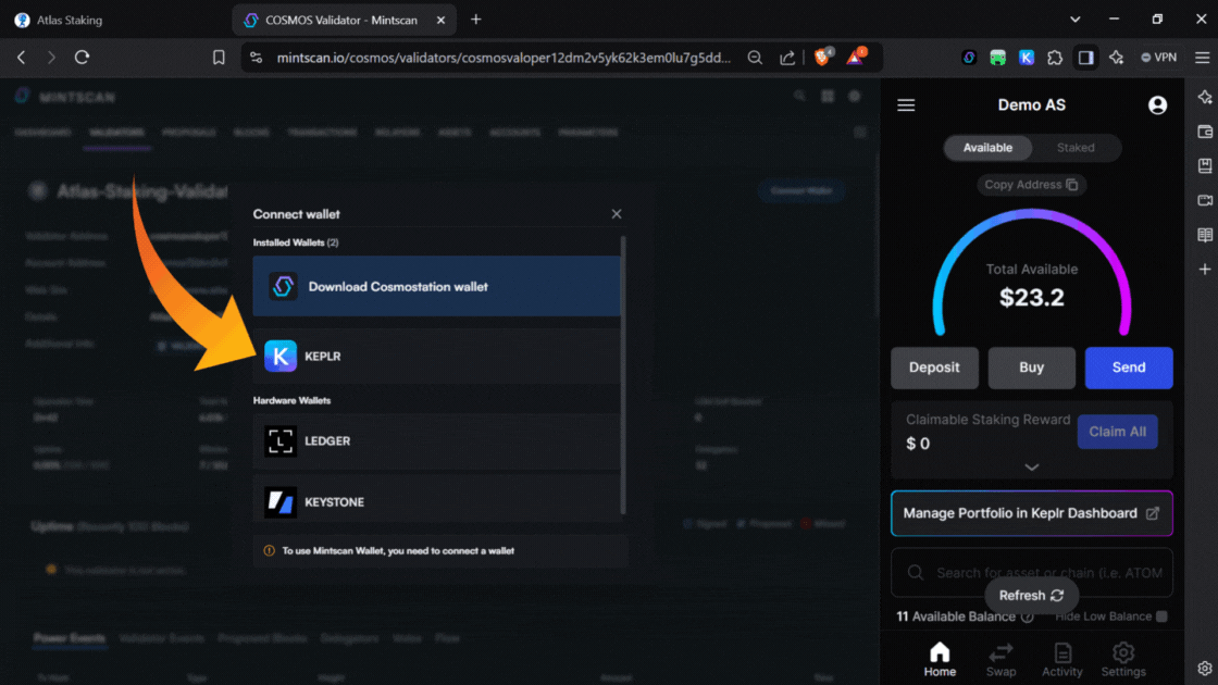 ATOM validator, switch validators in Keplr, how to redelegate using Keplr, where to stake ATOM, how to stake Cosmos ATOM in Keplr, Keplr mobile wallet app, the best place to stake ATOM, the best ATOM validator, which ATOM validator do I choose, how do you stake on Keplr, is ATOM staking worth it, Is ATOM good for staking, ATOM staking APY, What is the reward for ATOM staking, How do I get ATOM on my Keplr wallet, Keplr wallet staking guide, ATOM staking rewards calculator, How to delegate ATOM tokens, Is ATOM Proof of Stake, Does Keplr wallet support ATOM, Trading ATOM on Keplr wallet, How to add ATOM to Keplr wallet, ATOM liquid staking, What wallets support ATOM, Best place to stake ATOM, How long does it take to unstake ATOM, How does ATOM staking work, Should I stake ATOM on Kraken, Should I stake ATOM on Coinbase, staking ATOM on Binance, Is ATOM staking legit, Why is staking ATOM a good idea, Can I restake ATOM, Compound ATOM staking rewards