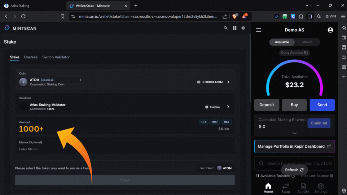 ATOM validator, switch validators in Keplr, how to redelegate using Keplr, where to stake ATOM, how to stake Cosmos ATOM in Keplr, Keplr mobile wallet app, the best place to stake ATOM, the best ATOM validator, which ATOM validator do I choose, how do you stake on Keplr, is ATOM staking worth it, Is ATOM good for staking, ATOM staking APY, What is the reward for ATOM staking, How do I get ATOM on my Keplr wallet, Keplr wallet staking guide, ATOM staking rewards calculator, How to delegate ATOM tokens, Is ATOM Proof of Stake, Does Keplr wallet support ATOM, Trading ATOM on Keplr wallet, How to add ATOM to Keplr wallet, ATOM liquid staking, What wallets support ATOM, Best place to stake ATOM, How long does it take to unstake ATOM, How does ATOM staking work, Should I stake ATOM on Kraken, Should I stake ATOM on Coinbase, staking ATOM on Binance, Is ATOM staking legit, Why is staking ATOM a good idea, Can I restake ATOM, Compound ATOM staking rewards