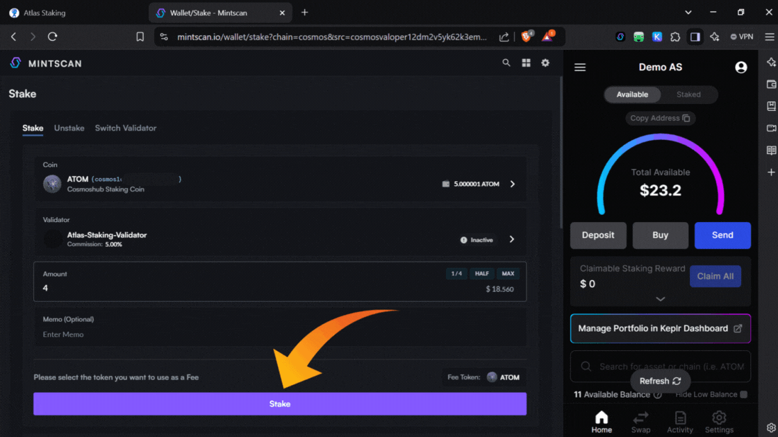 ATOM validator, switch validators in Keplr, how to redelegate using Keplr, where to stake ATOM, how to stake Cosmos ATOM in Keplr, Keplr mobile wallet app, the best place to stake ATOM, the best ATOM validator, which ATOM validator do I choose, how do you stake on Keplr, is ATOM staking worth it, Is ATOM good for staking, ATOM staking APY, What is the reward for ATOM staking, How do I get ATOM on my Keplr wallet, Keplr wallet staking guide, ATOM staking rewards calculator, How to delegate ATOM tokens, Is ATOM Proof of Stake, Does Keplr wallet support ATOM, Trading ATOM on Keplr wallet, How to add ATOM to Keplr wallet, ATOM liquid staking, What wallets support ATOM, Best place to stake ATOM, How long does it take to unstake ATOM, How does ATOM staking work, Should I stake ATOM on Kraken, Should I stake ATOM on Coinbase, staking ATOM on Binance, Is ATOM staking legit, Why is staking ATOM a good idea, Can I restake ATOM, Compound ATOM staking rewards