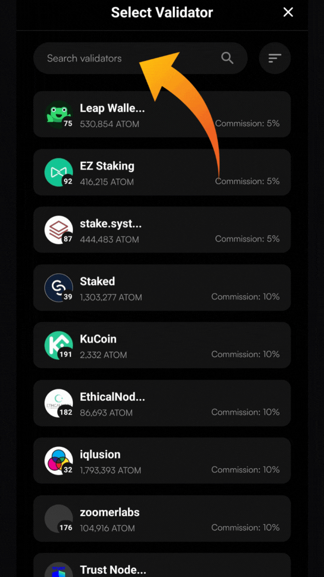 ATOM validator, switch validators in Leap, how to redelegate using Leap, where to stake ATOM, how to stake Cosmos ATOM in Leap, Leap mobile wallet app, the best place to stake ATOM, the best ATOM validator, which ATOM validator do I choose, how do you stake on Leap, is ATOM staking worth it, Is ATOM good for staking, ATOM staking APY, What is the reward for ATOM staking, How do I get ATOM on my Leap wallet, Leap wallet staking guide, ATOM staking rewards calculator, How to delegate ATOM tokens, Is ATOM Proof of Stake, Does Leap wallet support ATOM, Trading ATOM on Leap wallet, How to add ATOM to Leap wallet, ATOM liquid staking, What wallets support ATOM, Best place to stake ATOM, How long does it take to unstake ATOM, How does ATOM staking work, Should I stake ATOM on Kraken, Should I stake ATOM on Coinbase, staking ATOM on Binance, Is ATOM staking legit, Why is staking ATOM a good idea, Can I restake ATOM, Compound ATOM staking rewards