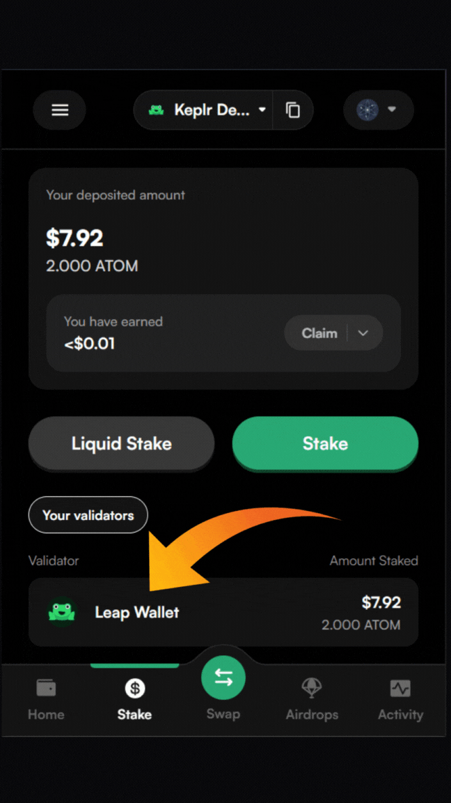 ATOM validator, switch validators in Leap, how to redelegate using Leap, where to stake ATOM, how to stake Cosmos ATOM in Leap, Leap mobile wallet app, the best place to stake ATOM, the best ATOM validator, which ATOM validator do I choose, how do you stake on Leap, is ATOM staking worth it, Is ATOM good for staking, ATOM staking APY, What is the reward for ATOM staking, How do I get ATOM on my Leap wallet, Leap wallet staking guide, ATOM staking rewards calculator, How to delegate ATOM tokens, Is ATOM Proof of Stake, Does Leap wallet support ATOM, Trading ATOM on Leap wallet, How to add ATOM to Leap wallet, ATOM liquid staking, What wallets support ATOM, Best place to stake ATOM, How long does it take to unstake ATOM, How does ATOM staking work, Should I stake ATOM on Kraken, Should I stake ATOM on Coinbase, staking ATOM on Binance, Is ATOM staking legit, Why is staking ATOM a good idea, Can I restake ATOM, Compound ATOM staking rewards