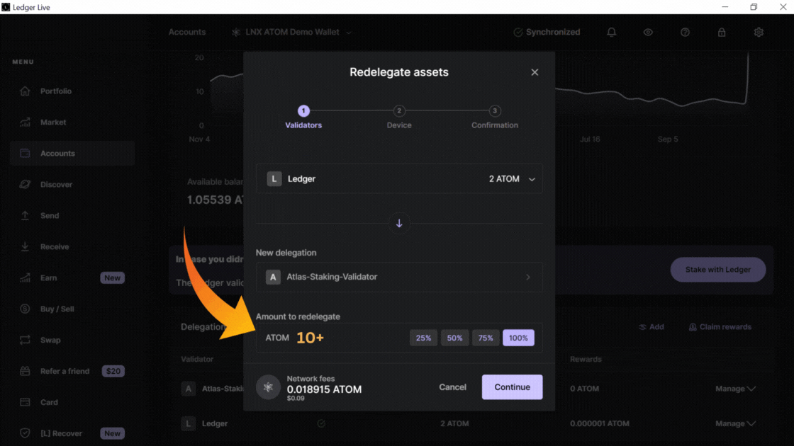 ATOM validator, switch validators in ledger live, how to redelegate using ledger live, where to stake ATOM, how to stake Cosmos ATOM with Ledger hardware wallet, how to stake Cosmos ATOM in Ledger live, Ledger live wallet app, the best place to stake ATOM, the best ATOM validator, which ATOM validator do I choose, how do you stake on Ledger, is ATOM staking worth it, Is ATOM good for staking, ATOM staking APY, What is the reward for ATOM staking, How do I get ATOM on my Ledger wallet, Ledger hardware wallet staking guide, ATOM staking rewards calculator, How to delegate ATOM tokens, Is ATOM Proof of Stake, Does Ledger wallet support ATOM, Trading ATOM on Ledger wallet, How to add ATOM to Ledger wallet, ATOM liquid staking, What wallets support ATOM, Best place to stake ATOM, How long does it take to unstake ATOM, How does ATOM staking work, Should I stake ATOM on Kraken, Should I stake ATOM on Coinbase, staking ATOM on Binance, Is ATOM staking legit, Why is staking ATOM a good idea, Can I restake ATOM, Compound ATOM staking rewards