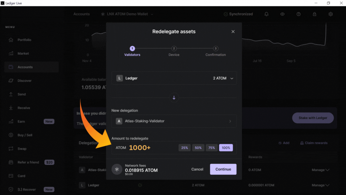 ATOM validator, switch validators in ledger live, how to redelegate using ledger live, where to stake ATOM, how to stake Cosmos ATOM with Ledger hardware wallet, how to stake Cosmos ATOM in Ledger live, Ledger live wallet app, the best place to stake ATOM, the best ATOM validator, which ATOM validator do I choose, how do you stake on Ledger, is ATOM staking worth it, Is ATOM good for staking, ATOM staking APY, What is the reward for ATOM staking, How do I get ATOM on my Ledger wallet, Ledger hardware wallet staking guide, ATOM staking rewards calculator, How to delegate ATOM tokens, Is ATOM Proof of Stake, Does Ledger wallet support ATOM, Trading ATOM on Ledger wallet, How to add ATOM to Ledger wallet, ATOM liquid staking, What wallets support ATOM, Best place to stake ATOM, How long does it take to unstake ATOM, How does ATOM staking work, Should I stake ATOM on Kraken, Should I stake ATOM on Coinbase, staking ATOM on Binance, Is ATOM staking legit, Why is staking ATOM a good idea, Can I restake ATOM, Compound ATOM staking rewards