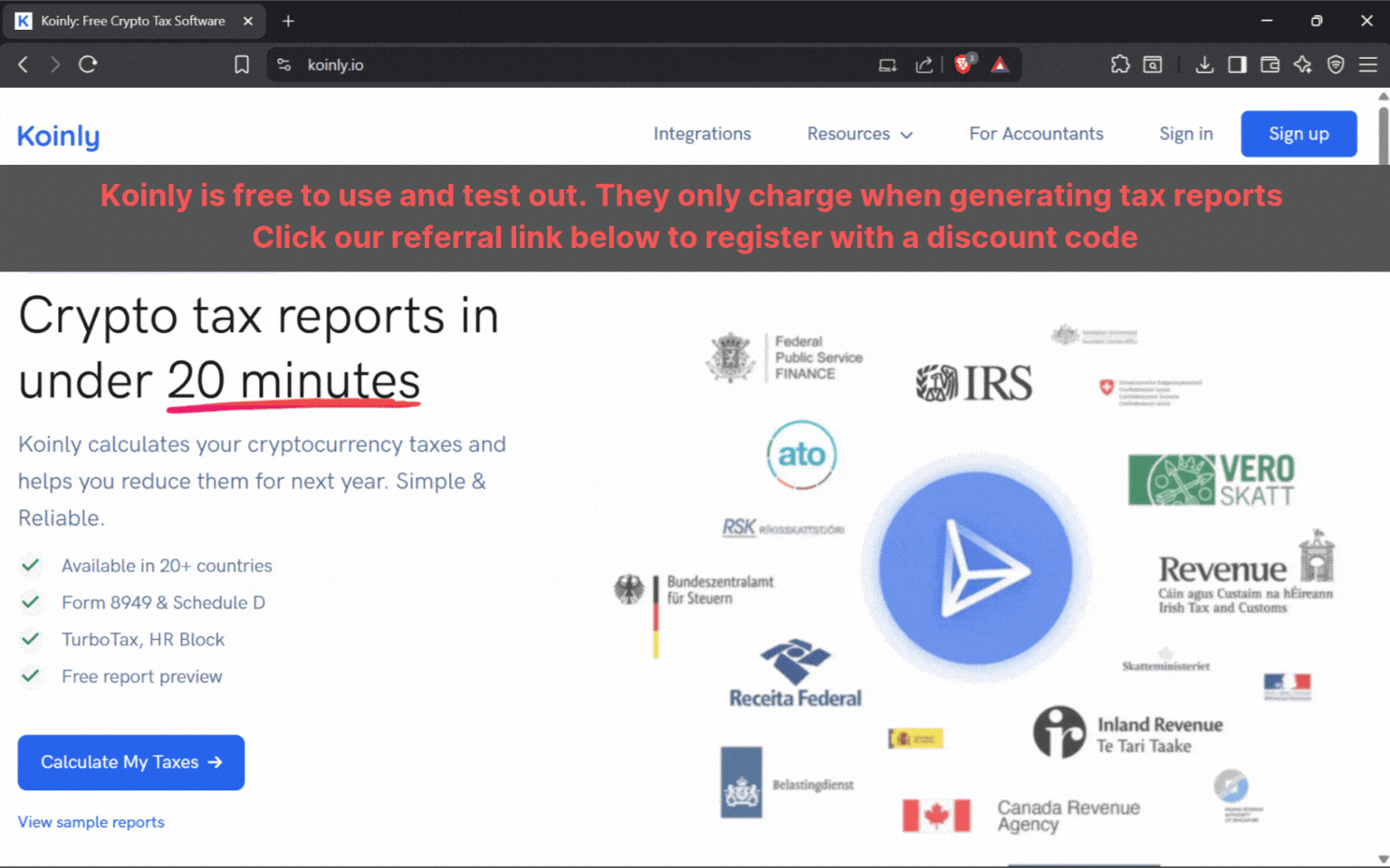 crypto taxes, koinly, do I pay taxes, crypto gains, crypto capital gains, the best crypto tax software, track crypto transactions, import blockchain transactions