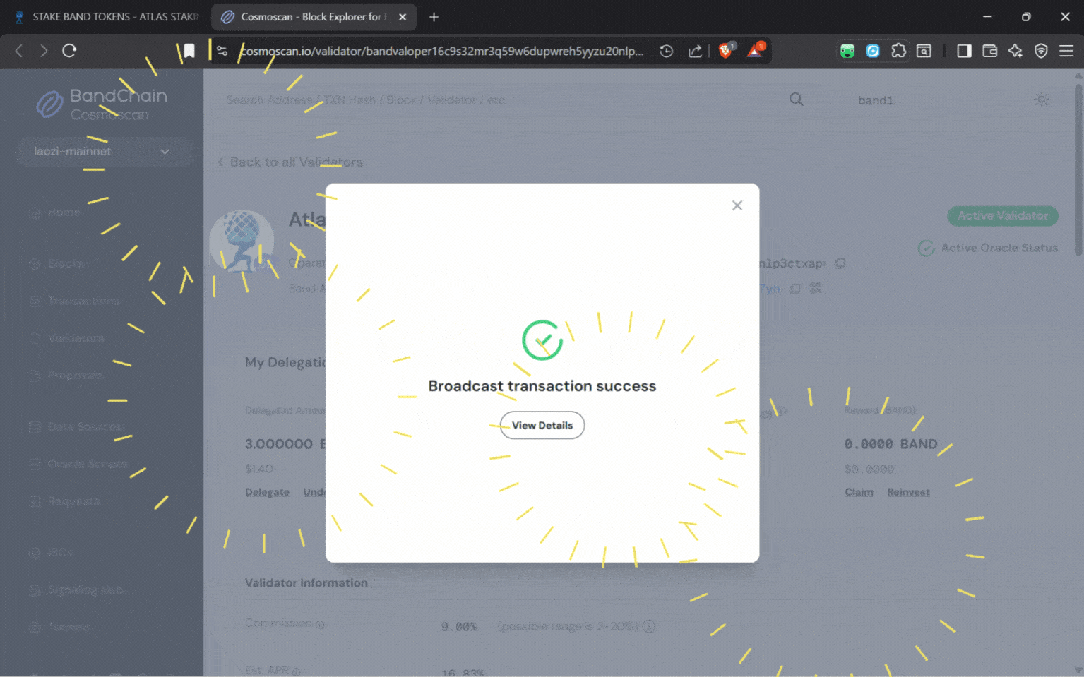 Band protocol, BAND staking, BAND validator, where to stake BAND tokens, how to stake BAND tokens, BAND staking APY, ATOM validator, switch validators in Keplr extension, how to redelegate using Keplr extension, where to stake BAND, how to stake Cosmos BAND in Keplr extension wallet, Keplr extension wallet app, the best place to stake BAND, the best BAND validator, which BAND validator do I choose, how do you stake on Keplr extension, is BAND staking worth it, Is BAND good for staking, BAND staking APY, What is the reward for BAND staking, How do I get BAND on my Keplr extension wallet, Keplr extension wallet staking guide, BAND staking rewards calculator, How to delegate BAND tokens, Is BAND Proof of Stake, Does Keplr wallet support BAND, Trading BAND on Keplr wallet, How to add BAND to Keplr wallet, BAND liquid staking, What wallets support BAND, Best place to stake BAND, How long does it take to unstake BAND, How does BAND staking work, Should I stake BAND on Kraken, Should I stake BAND on Coinbase, staking BAND on Binance, Is BAND staking legit, Why is staking BAND a good idea, Can I restake BAND, Compound BAND staking rewards
