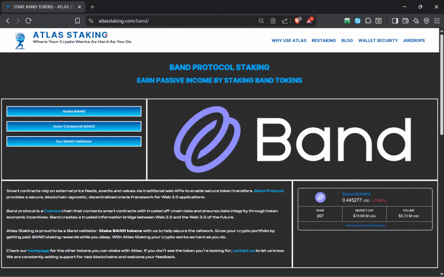 Band protocol, BAND staking, BAND validator, where to stake BAND tokens, how to stake BAND tokens, BAND staking APY, ATOM validator, switch validators in Keplr extension, how to redelegate using Keplr extension, where to stake BAND, how to stake Cosmos BAND in Keplr extension wallet, Keplr extension wallet app, the best place to stake BAND, the best BAND validator, which BAND validator do I choose, how do you stake on Keplr extension, is BAND staking worth it, Is BAND good for staking, BAND staking APY, What is the reward for BAND staking, How do I get BAND on my Keplr extension wallet, Keplr extension wallet staking guide, BAND staking rewards calculator, How to delegate BAND tokens, Is BAND Proof of Stake, Does Keplr wallet support BAND, Trading BAND on Keplr wallet, How to add BAND to Keplr wallet, BAND liquid staking, What wallets support BAND, Best place to stake BAND, How long does it take to unstake BAND, How does BAND staking work, Should I stake BAND on Kraken, Should I stake BAND on Coinbase, staking BAND on Binance, Is BAND staking legit, Why is staking BAND a good idea, Can I restake BAND, Compound BAND staking rewards