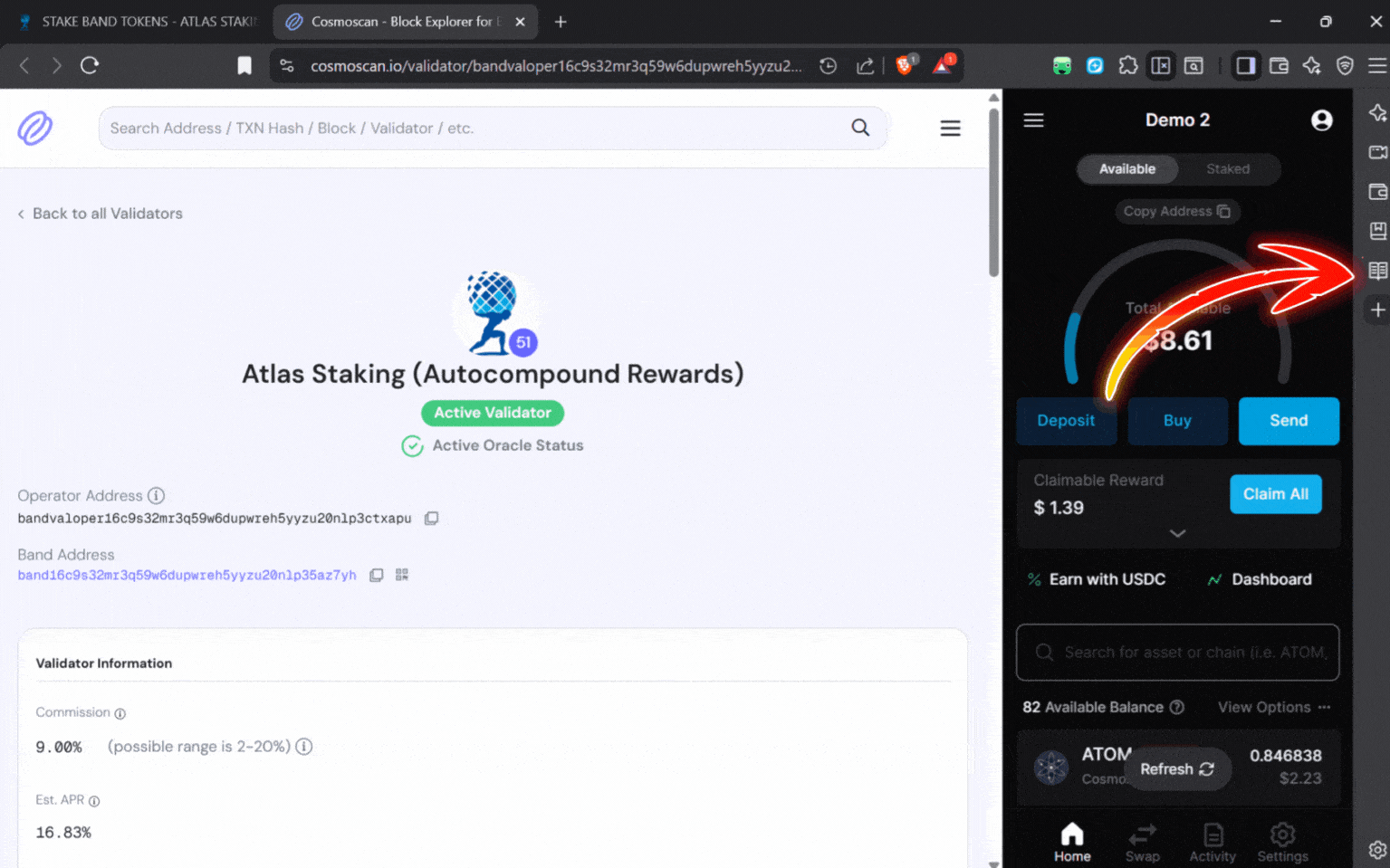 Band protocol, BAND staking, BAND validator, where to stake BAND tokens, how to stake BAND tokens, BAND staking APY, ATOM validator, switch validators in Keplr extension, how to redelegate using Keplr extension, where to stake BAND, how to stake Cosmos BAND in Keplr extension wallet, Keplr extension wallet app, the best place to stake BAND, the best BAND validator, which BAND validator do I choose, how do you stake on Keplr extension, is BAND staking worth it, Is BAND good for staking, BAND staking APY, What is the reward for BAND staking, How do I get BAND on my Keplr extension wallet, Keplr extension wallet staking guide, BAND staking rewards calculator, How to delegate BAND tokens, Is BAND Proof of Stake, Does Keplr wallet support BAND, Trading BAND on Keplr wallet, How to add BAND to Keplr wallet, BAND liquid staking, What wallets support BAND, Best place to stake BAND, How long does it take to unstake BAND, How does BAND staking work, Should I stake BAND on Kraken, Should I stake BAND on Coinbase, staking BAND on Binance, Is BAND staking legit, Why is staking BAND a good idea, Can I restake BAND, Compound BAND staking rewards