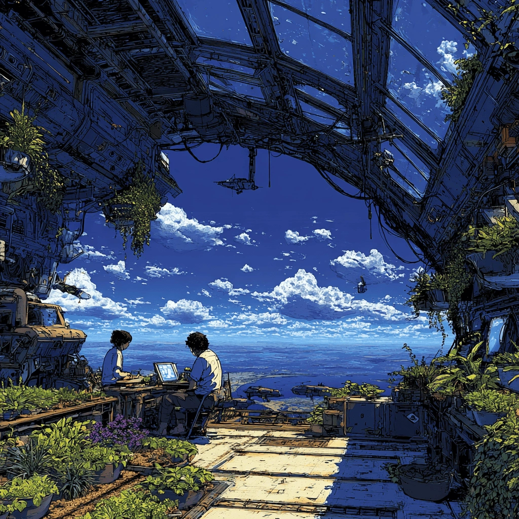 Abstract painting of ripples spreading outward to show Monad ecosystem growth and composability