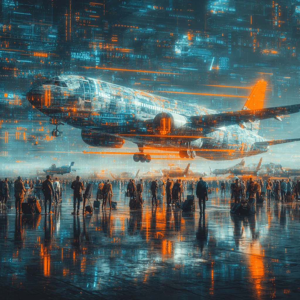 Illustration of AI airplane Story Skills playbook for safe IP licensing flows