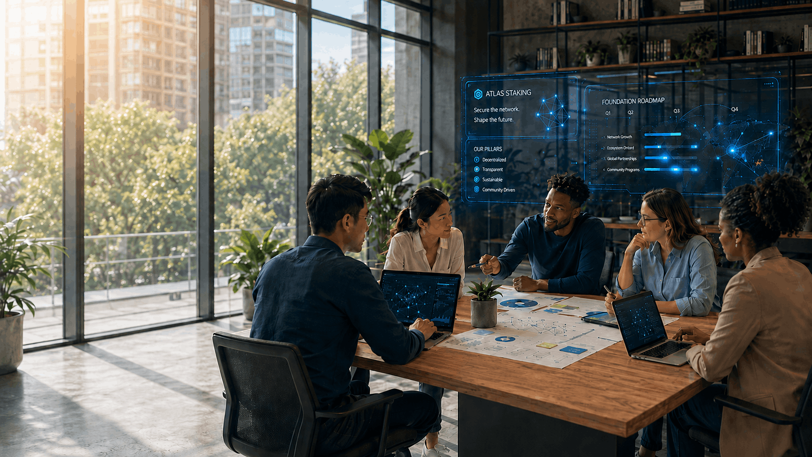 Protocol and foundation team planning blockchain infrastructure